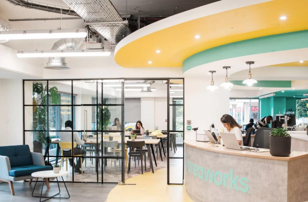 Areaworks Colindale hot desks for freelance, entrepreneurs & remote workers in Colindale and near Edgware Road