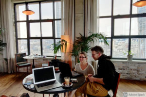 Othership team working from The Hoxton Hotel in Blackfriars