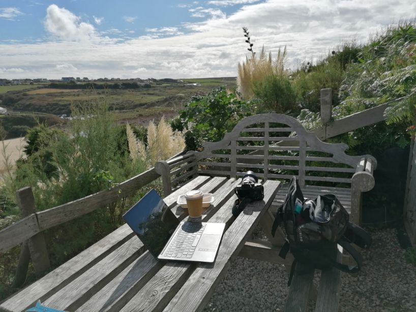 Terrasse at Fern Pit Cafe in Newquay.